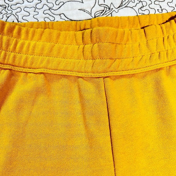 Fabletics Zip Front Pocket Sweat Pants/Joggers in Bright Yellow Sz XS - Picture 5 of 12
